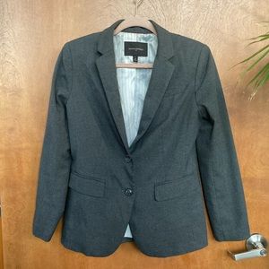 grey banana republic blazer